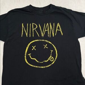 Unisex, NIRVANA Black Tee